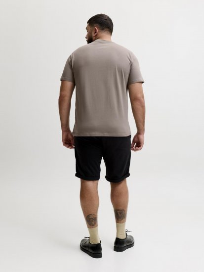 Jack & Jones Oscar T-Shirt Grey - Magliette con stampa - Magliette con stampa taglie forti