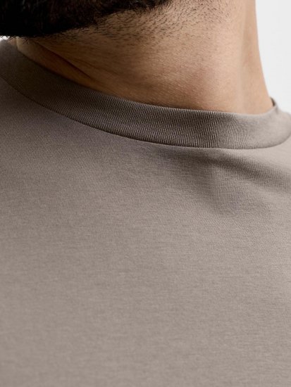 Jack & Jones Oscar T-Shirt Grey - Magliette con stampa - Magliette con stampa taglie forti