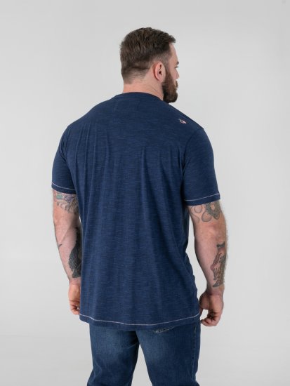 D555 Cooper Grumpy Old Man Printed T-Shirt Navy - Magliette con stampa - Magliette con stampa taglie forti