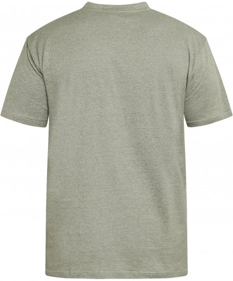 North Latitude 61124 T-Shirt A Righe Verde Oliva - Magliette - Magliette Uomo Taglie Forti