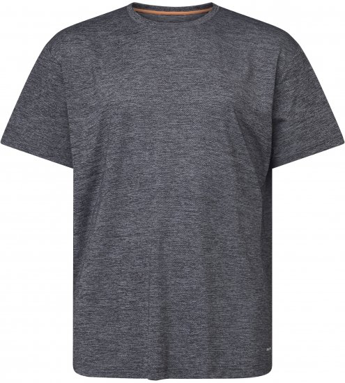 North Latitude 61160 Cool Effect T-Shirt A Maniche Corte Grigio Mélange Scuro/Chiaro - Magliette - Magliette Uomo Taglie Forti