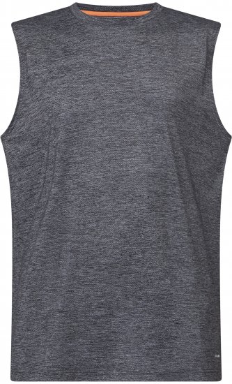 North Latitude 61161 Cool Effect Canotta Grigio Mélange Scuro/Chiaro - Magliette - Magliette Uomo Taglie Forti