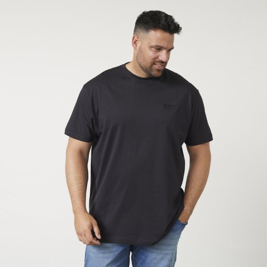 North Latitude 61165 T-Shirt Con Stampa Sul Retro Nero - Magliette - Magliette Uomo Taglie Forti