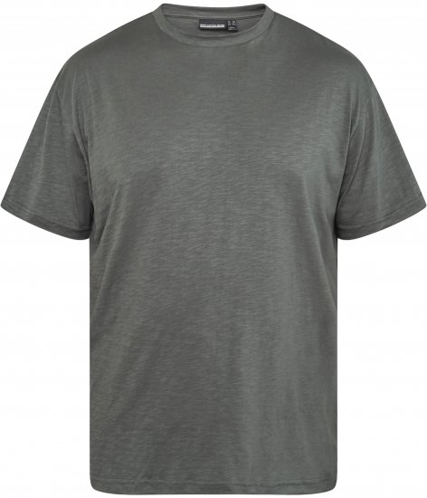 North Latitude 61317 T-Shirt Slub Con Stampa Sul Retro Verde Polvere Scuro - Magliette - Magliette Uomo Taglie Forti