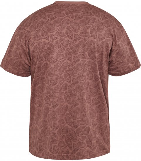 North Latitude 61318 T-Shirt Con Stampa All Over Marrone Cognac - Magliette - Magliette Uomo Taglie Forti
