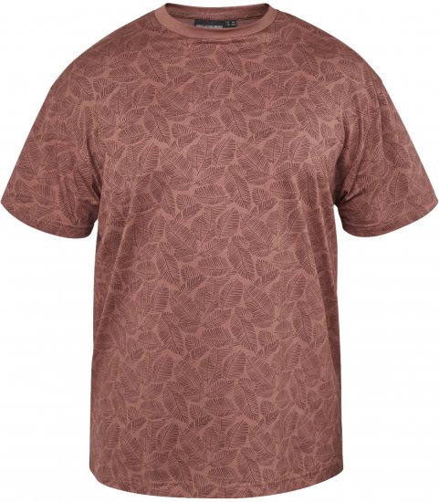 North Latitude 61318 T-Shirt Con Stampa All Over Marrone Cognac - Magliette - Magliette Uomo Taglie Forti