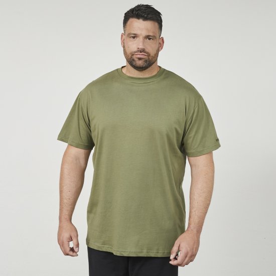North Latitude 61320 T-Shirt Con Stampa Sul Retro Verde Oliva - Magliette - Magliette Uomo Taglie Forti