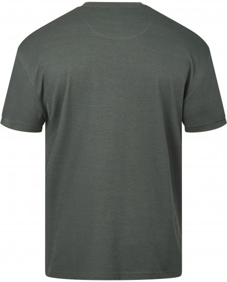 North Latitude 61324 T-Shirt Strutturata Verde Polvere Scuro - Magliette - Magliette Uomo Taglie Forti