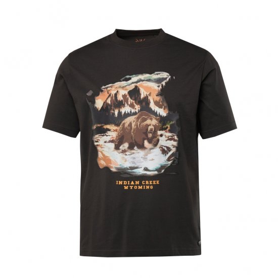 JP1880 T-Shirt Indian Creek Anthracite TALL - ABBIGLIAMENTO UOMO MT-6XLT - Taglie Tall Uomo