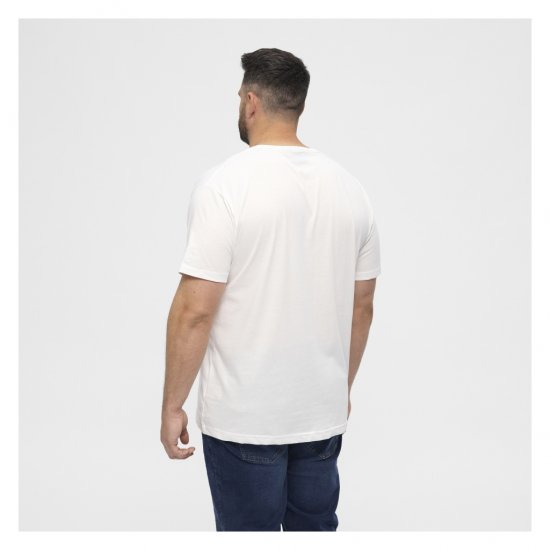 North Latitude T-Shirt O-Neck White - Magliette - Magliette Uomo Taglie Forti