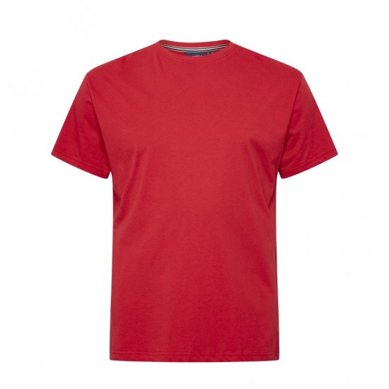 North Latitude T-Shirt O-Neck Red - Magliette - Magliette Uomo Taglie Forti
