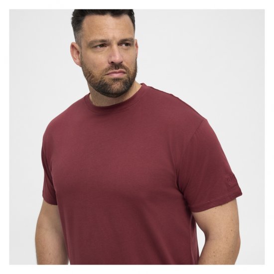 North Latitude T-Shirt O-Neck Bordeaux - Magliette - Magliette Uomo Taglie Forti