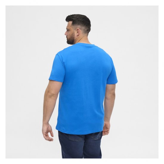 North Latitude T-Shirt O-Neck Cobolt Blue - Magliette - Magliette Uomo Taglie Forti