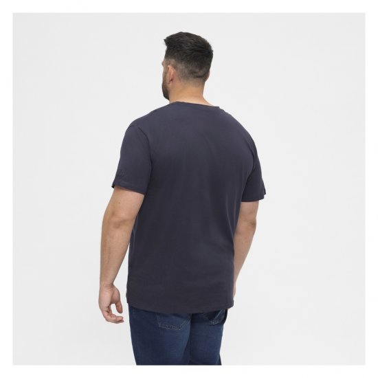 North Latitude T-Shirt O-Neck Navy Blue - Magliette - Magliette Uomo Taglie Forti