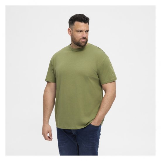 North Latitude T-Shirt O-Neck Olive Green - Magliette - Magliette Uomo Taglie Forti