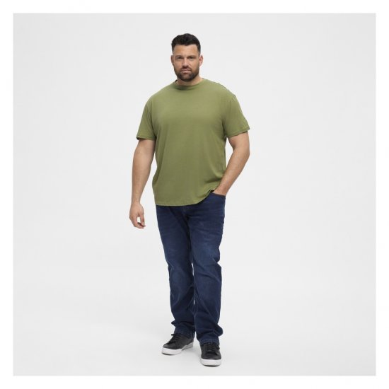 North Latitude T-Shirt O-Neck Olive Green - Magliette - Magliette Uomo Taglie Forti
