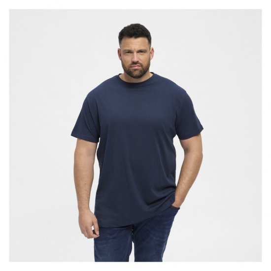 North Latitude Denim 2-Pack T-Shirt Navy Blue - Magliette - Magliette Uomo Taglie Forti