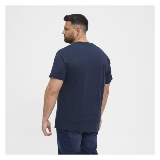 North Latitude Denim 2-Pack T-Shirt Navy Blue - Magliette - Magliette Uomo Taglie Forti