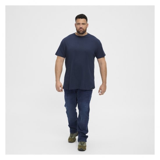 North Latitude Denim 2-Pack T-Shirt Navy Blue - Magliette - Magliette Uomo Taglie Forti