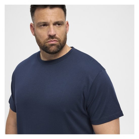 North Latitude Denim 2-Pack T-Shirt Navy Blue - Magliette - Magliette Uomo Taglie Forti