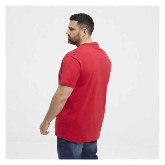 North Latitude Logo T-Shirt Red - Magliette - Magliette Uomo Taglie Forti