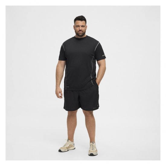 North Latitude Sport Tech T-Shirt Black - Magliette - Magliette Uomo Taglie Forti