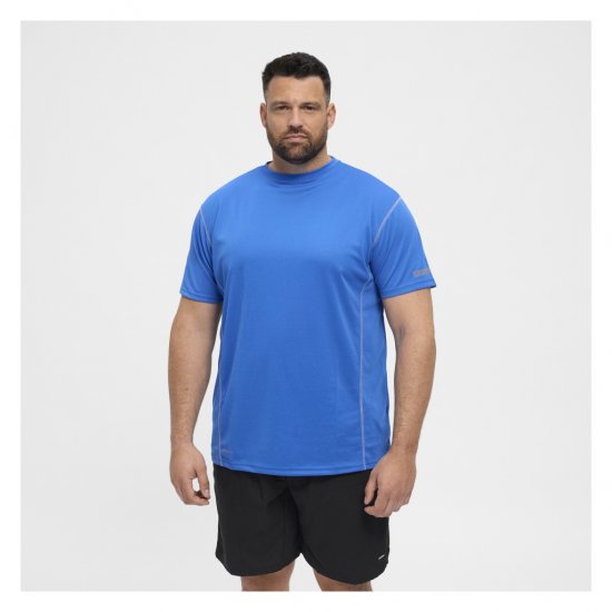North Latitude Sport Tech T-Shirt Cobolt Blue - Magliette - Magliette Uomo Taglie Forti