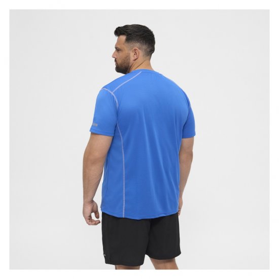 North Latitude Sport Tech T-Shirt Cobolt Blue - Magliette - Magliette Uomo Taglie Forti
