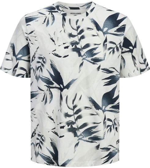 Jack & Jones Honolulu T-Shirt White - Magliette - Magliette Uomo Taglie Forti