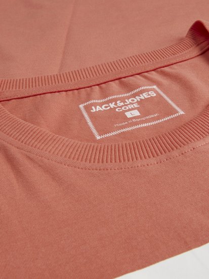 Jack & Jones Spring Logo T-Shirt Pink - Magliette - Magliette Uomo Taglie Forti
