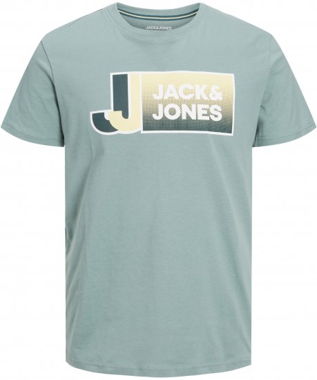 Jack & Jones Logan T-Shirt Grey - Magliette - Magliette Uomo Taglie Forti