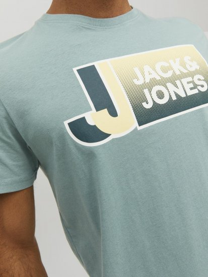 Jack & Jones Logan T-Shirt Grey - Magliette - Magliette Uomo Taglie Forti
