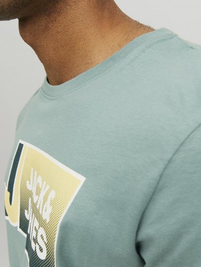 Jack & Jones Logan T-Shirt Grey - Magliette - Magliette Uomo Taglie Forti
