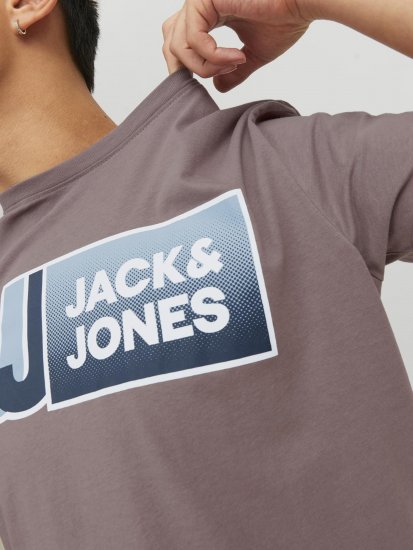 Jack & Jones Logan T-Shirt Brown - Magliette - Magliette Uomo Taglie Forti
