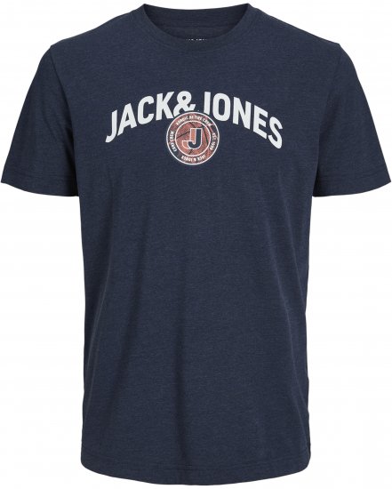 Jack & Jones Ounce T-Shirt Navy - Magliette - Magliette Uomo Taglie Forti