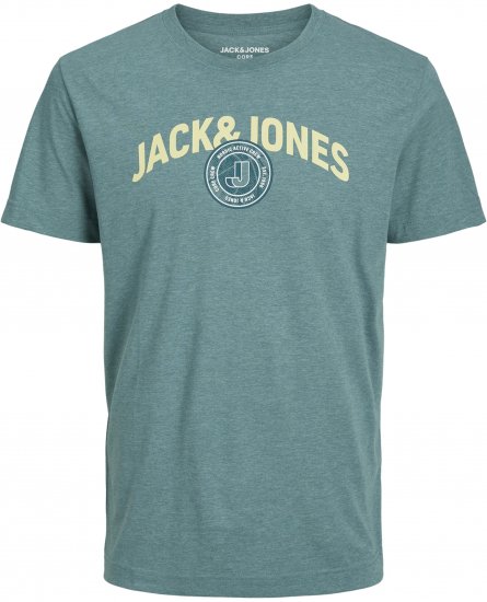 Jack & Jones Ounce Logo T-Shirt Grey - Magliette - Magliette Uomo Taglie Forti