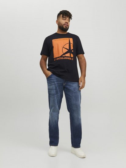 Jack & Jones Conrad T-Shirt Black - Magliette - Magliette Uomo Taglie Forti