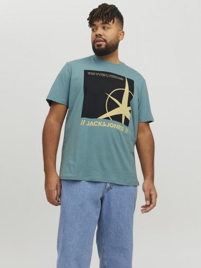 Jack & Jones Conrad T-Shirt Grey - Magliette - Magliette Uomo Taglie Forti