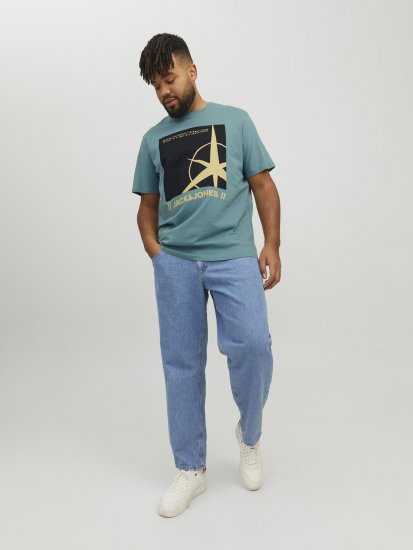 Jack & Jones Conrad T-Shirt Grey - Magliette - Magliette Uomo Taglie Forti