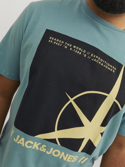 Jack & Jones Conrad T-Shirt Grey - Magliette - Magliette Uomo Taglie Forti