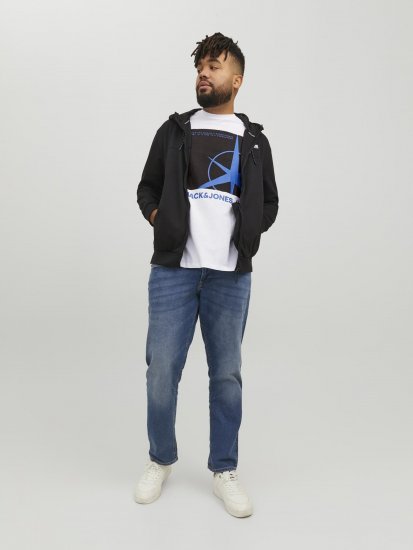 Jack & Jones Conrad T-Shirt White - Magliette - Magliette Uomo Taglie Forti