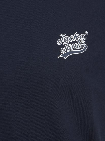Jack & Jones Trevor T-Shirt Navy - Magliette - Magliette Uomo Taglie Forti