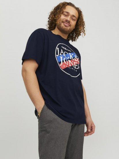 Jack & Jones Codyy T-Shirt Navy - Magliette - Magliette Uomo Taglie Forti