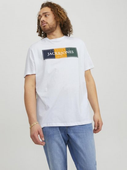 Jack & Jones Codyy T-Shirt White - Magliette - Magliette Uomo Taglie Forti