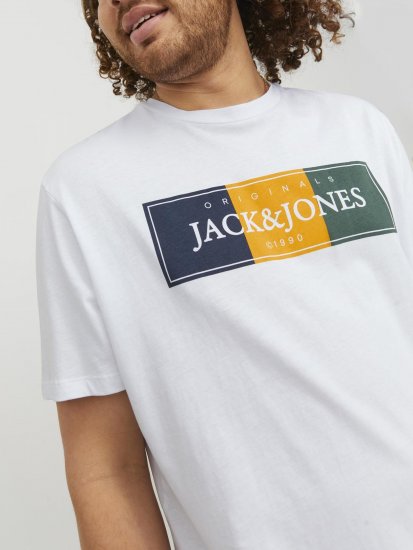 Jack & Jones Codyy T-Shirt White - Magliette - Magliette Uomo Taglie Forti