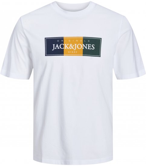 Jack & Jones Codyy T-Shirt White - Magliette - Magliette Uomo Taglie Forti