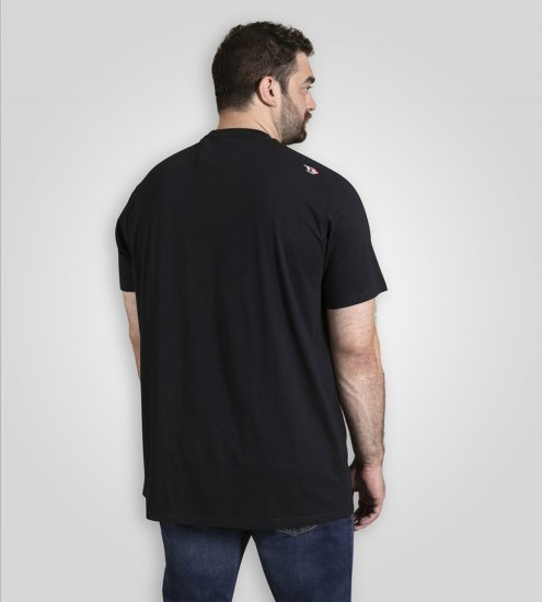 D555 Derby T-Shirt Rhythm and Rides Navy - Magliette - Magliette Uomo Taglie Forti