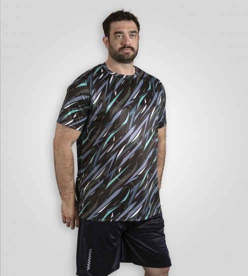 D555 Nottingham T-shirt Lightweight Black - Magliette - Magliette Uomo Taglie Forti