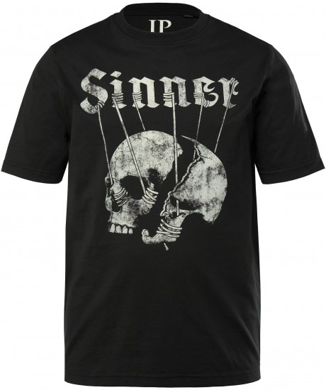 JP1880 T-Shirt Sinner Black - Magliette - Magliette Uomo Taglie Forti