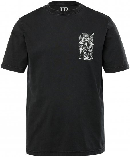 JP1880 T-Shirt Vintage Skeleton Black - Magliette - Magliette Uomo Taglie Forti